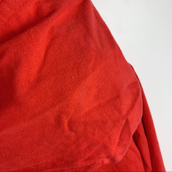 ALO Yoga Zip Hoodie Sweatshirt Blood Orange Red Medium Active Athletic - Picture 6 of 6